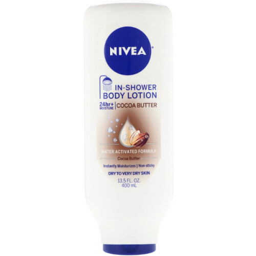 NIVEA Nivea, In-Shower Body Lotion, Kakaobutter, 13,5 fl oz (400 ml)