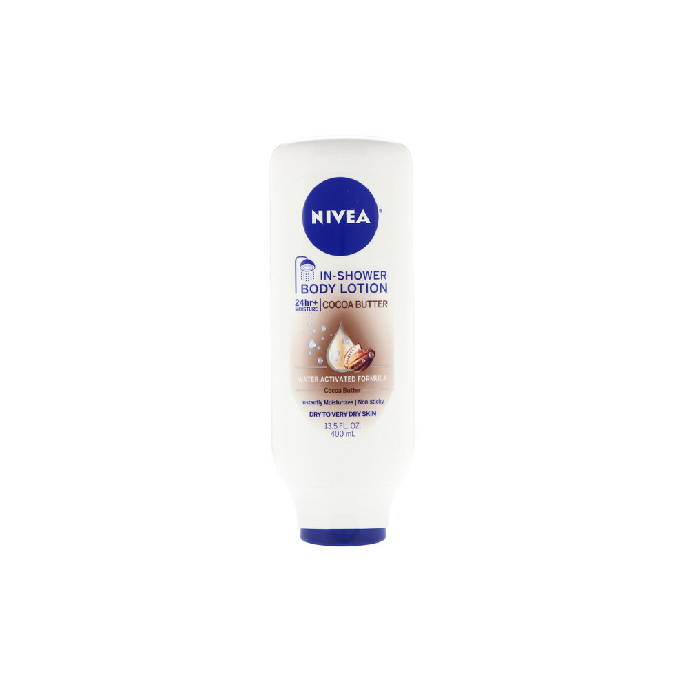 Nivea, In-Shower Body Lotion, Cocoa Butter, (400ml)