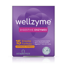 Vitabiotics Wellzyme Digestive Enzymes 15 Enzyme Formula - 60 Capsules