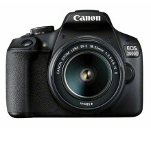 Canon Eos 2000D Black Kit Ef-S 18-55Mm F3.5-5.6 Is Ii