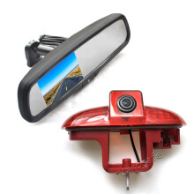 Vardsafe VS811R Brake Light Camera & 4.3 inch Replacement Rear View Mirror Monitor, IP68 12-24V, Renault Trafic / Vauxhall Vivaro / Opel Combo
