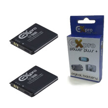 2 x Ex-Pro Camera Battery BP88B BP-88B Samsung Digimax MV900 MV900F MV-900F