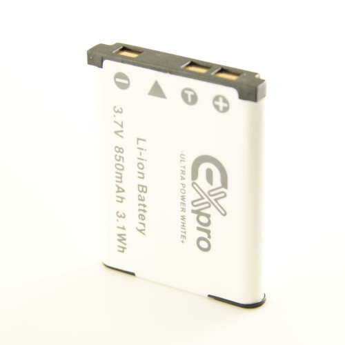 Ex-Pro White Replacement Battery D-Li63 for Pentax Optio LS1100 M30 M40 1