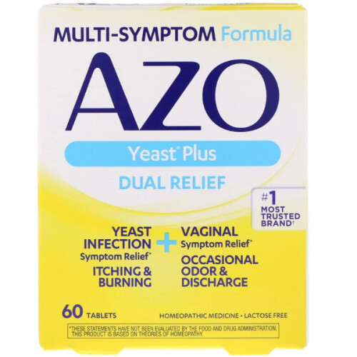 Azo, Yeast Plus, 60 Tablets