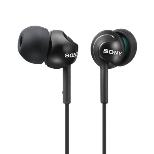 Sony Sony MDR-EX110 Deep Base Wired In-Ear Headphones Black With Microphone 2