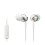Sony Sony MDR-EX110APW Wired In-Ear Headphones White With Microphone & Remote 2