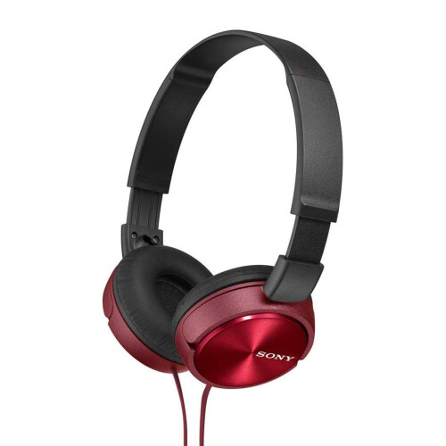 Sony Sony MDR-ZX310APR Wired On-Ear Headphones Red Foldable With Microphone 1