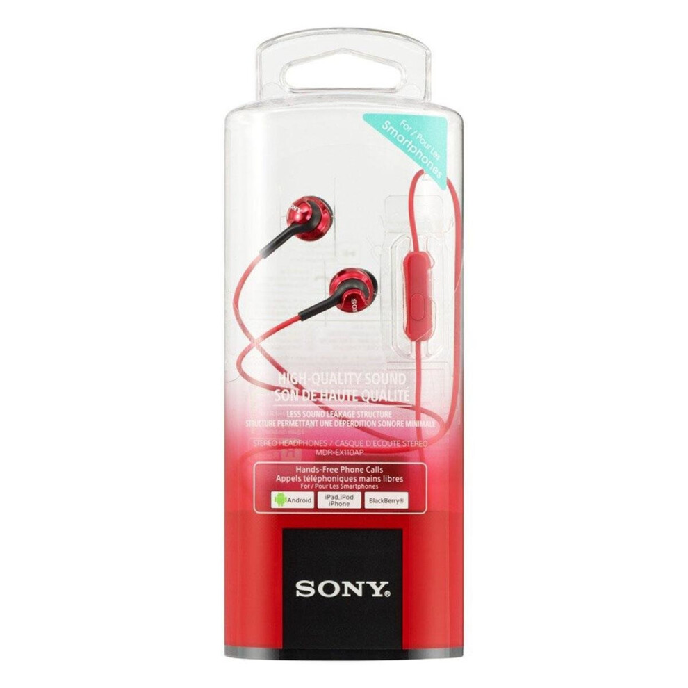 sony-mdr-ex110apr-wired-in-ear-headphones-red-with-microphone---in-line-remote