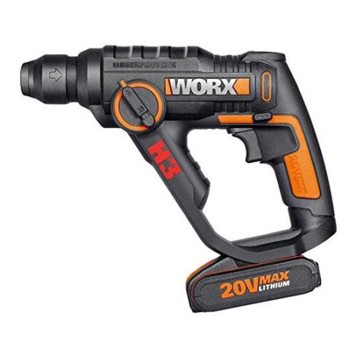 Worx WX390 18V 20V MAX 3 in 1 H3 Cordless Rotary Hammer Drill