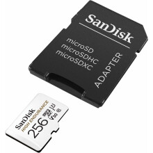 SanDisk 256GB HE microSDXC Card & Adpt