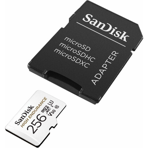 SanDisk SanDisk 256GB HE microSDXC Card & Adpt