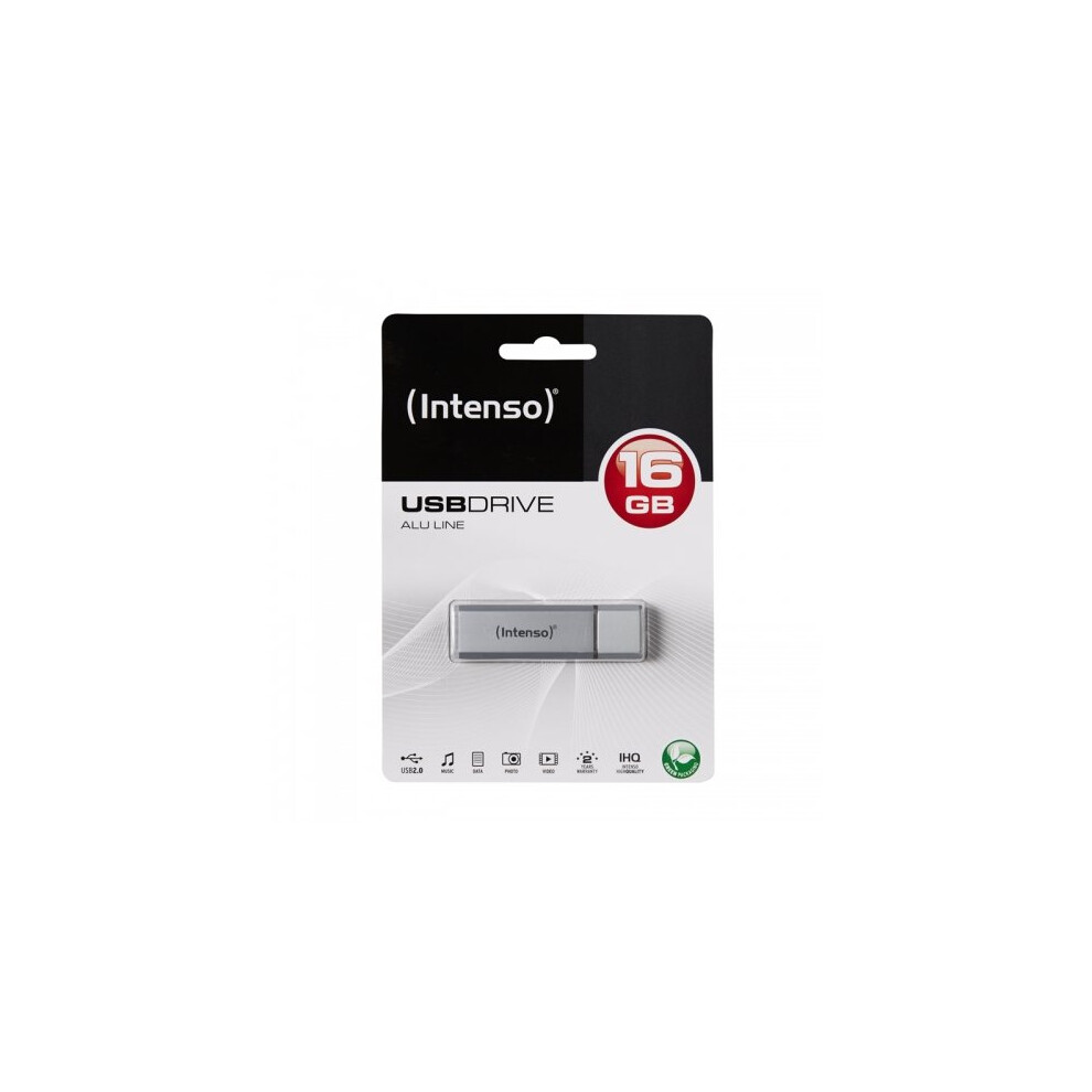 Intenso Alu Line 16Gb Usb 2.0 Silver 4034303016358