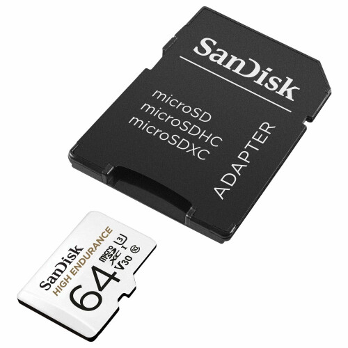 SanDisk SanDisk 64GB HE microSDXC Card & Adpt