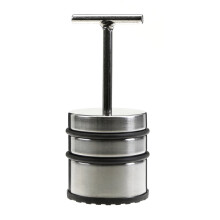 Chrome Heavy Duty Home Office With Handle Designer Gift New Door Stopper Silver