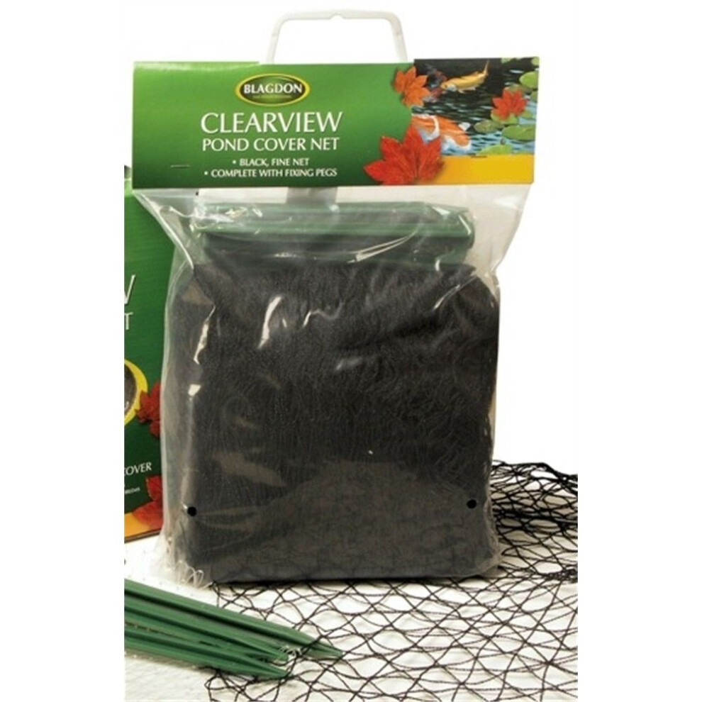 (4 x 3m, Black) Blagdon Fine Pond Cover Net