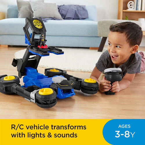 Imaginext DC Super Friends Transforming Batmobile R/C 2