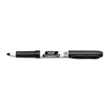 Bic GDE11BK Great Erase Grip Dry Erase Markers, Fine Point, Black, Dozen