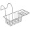 Premier Housewares Chrome Over Side Bath Rack Shelf Tray Bathroom Caddy Storage Holder Organiser 1