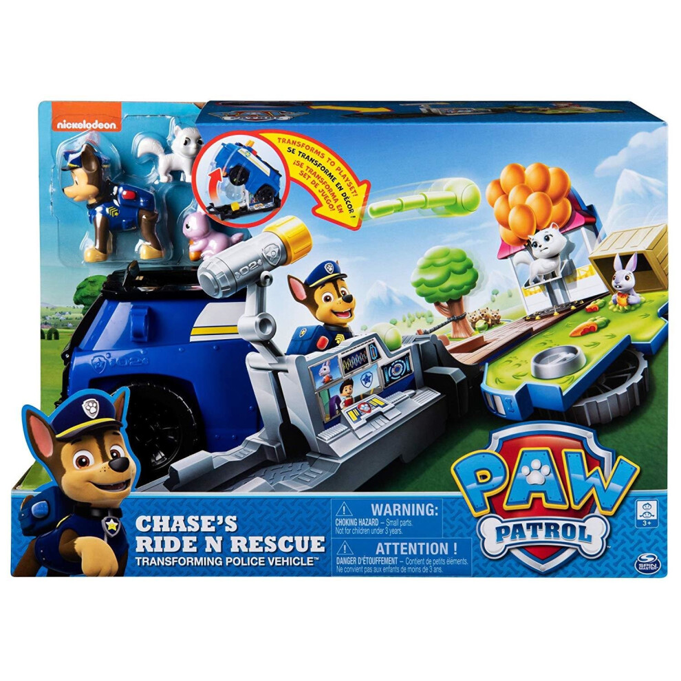 Paw Patrol Chase Ride N Rescue Transforming Police Vehicle Set