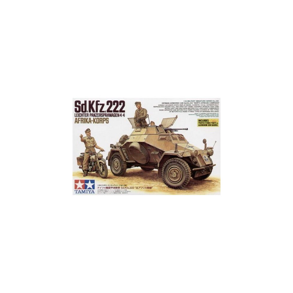 Tamiya 35286 Armoured Car Sd.Kfz.222 Africa 1:35 Model Kit