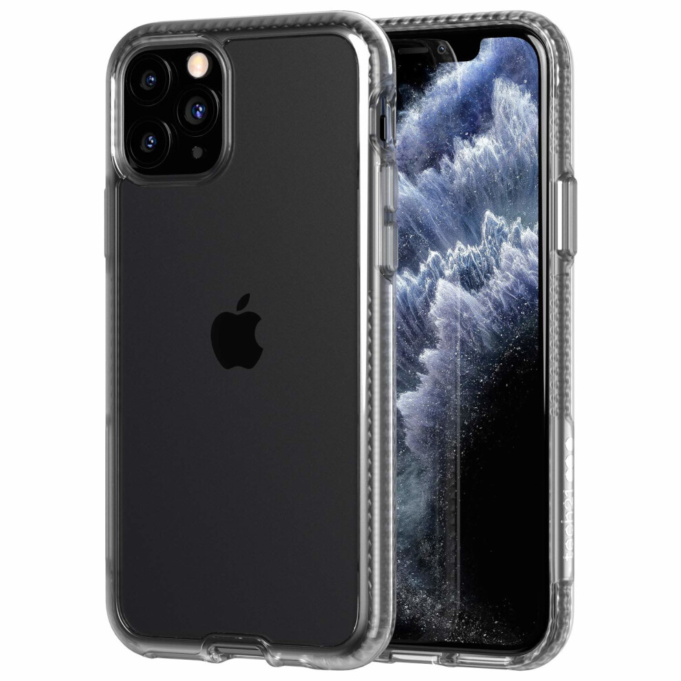 Tech21 Protective Apple iPhone 11 Pro Ultra Thin Back Cover with BulletShield Protection - Pure Clear - Transparent