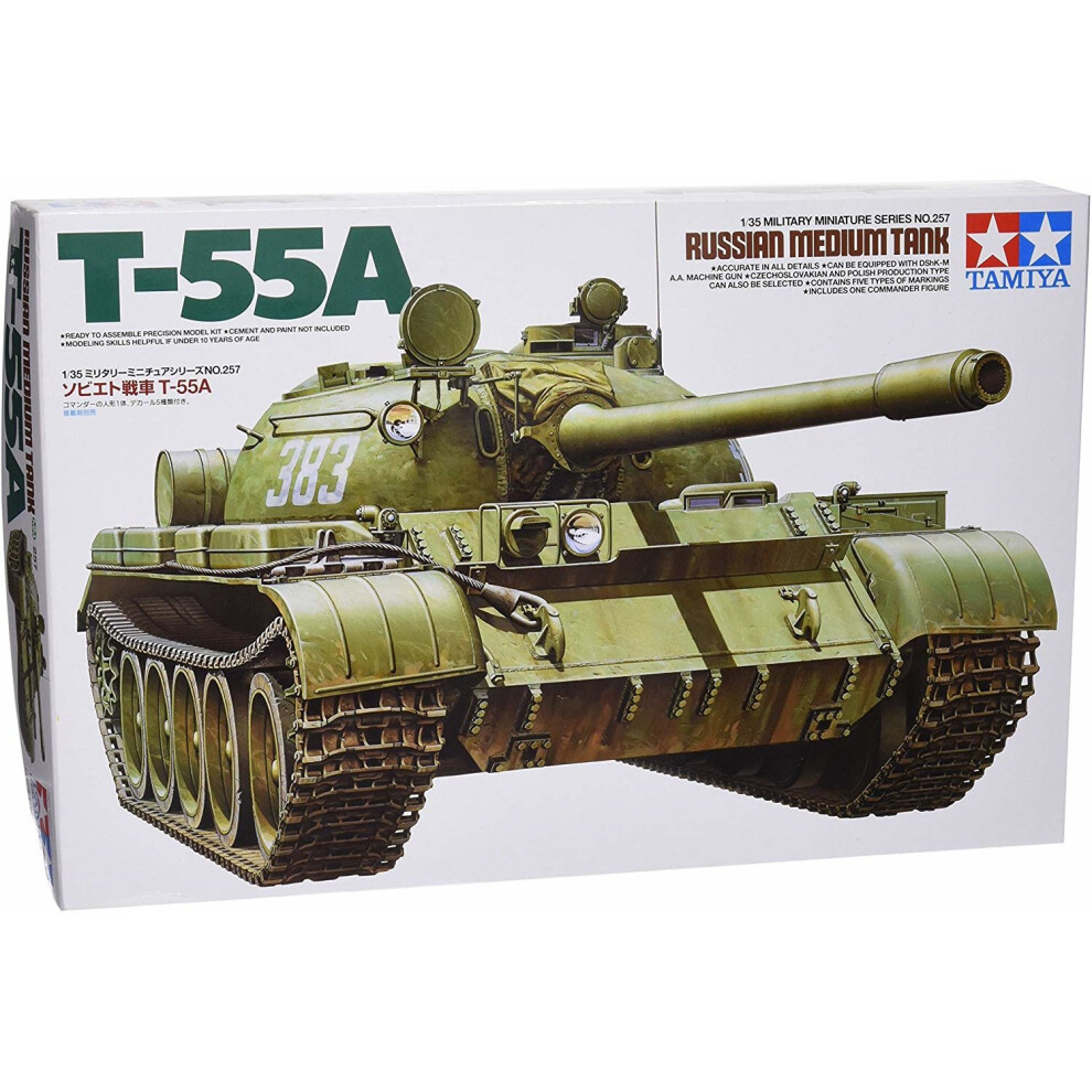 Tamiya 35257 Russian Medium Tank T-55AÂ 1:35 Model Kit