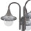 VidaXL vidaXL Garten-Pollerleuchte E27 220 cm Aluminium 3-Laterne Bronze 4