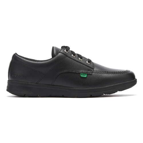 KicKers (UK 3) Kickers Kelland Lace Lo Black Leather Shoes