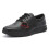 KicKers (UK 3) Kickers Kelland Lace Lo Black Leather Shoes 6