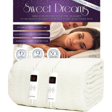 (Deluxe Comfort, King) Sweet Dreams Fitted Electric Blanket All Sizes