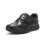 KicKers (UK 1) Kickers Reasan Strap Junior Black Leather Shoes 6
