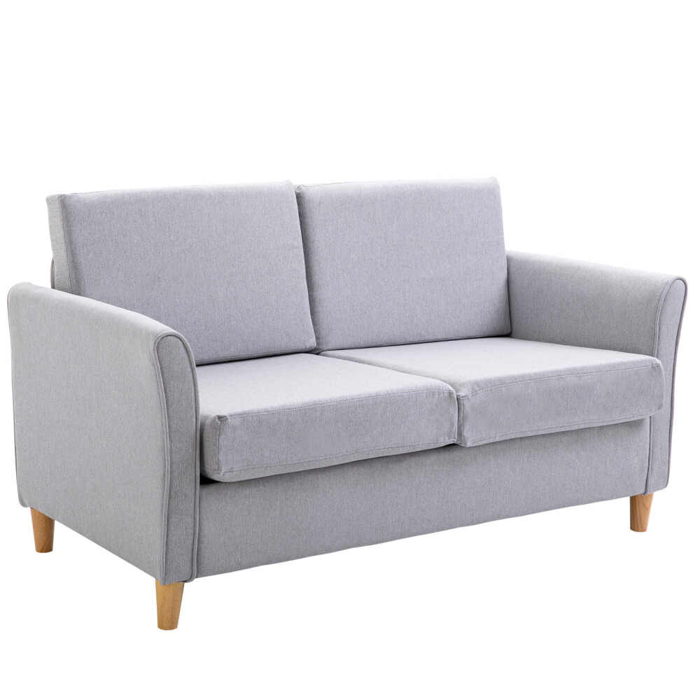 Homcom Fabric Loveseat Sofa | 2 Seater Sofa