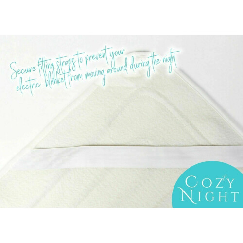 (Non-Woven, Single) CozyNight Heated Electric Blanket Machine Washable 1
