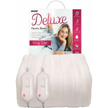 (Non-Woven, King) Mylek Heated Electric Blanket Machine Washable