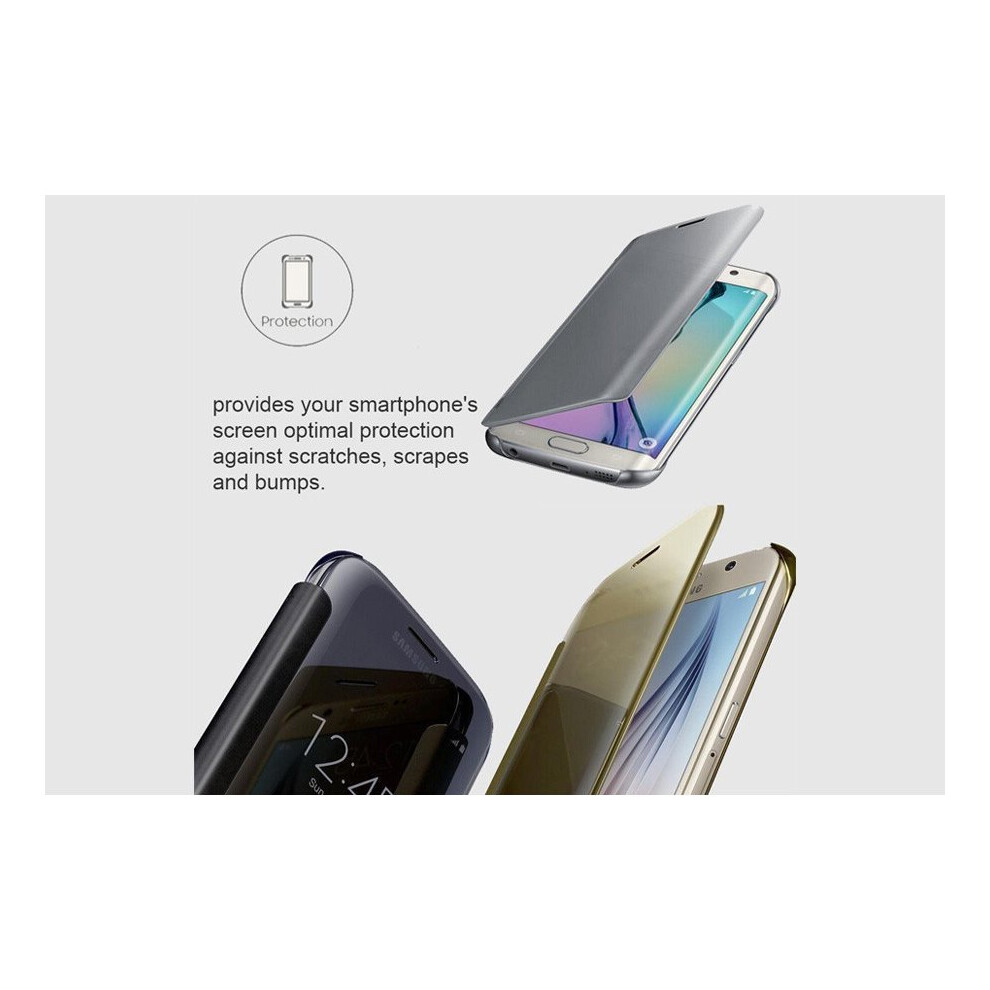 samsung-galaxy-note-8--rose-gold--luxury-flip-leather-stand-smart-case-clear-view-mirror-multi-function-kickstand-shockproof-phone-cover-for-samsung-galaxy-s9-plus-s8-s7-edge-note-8-9