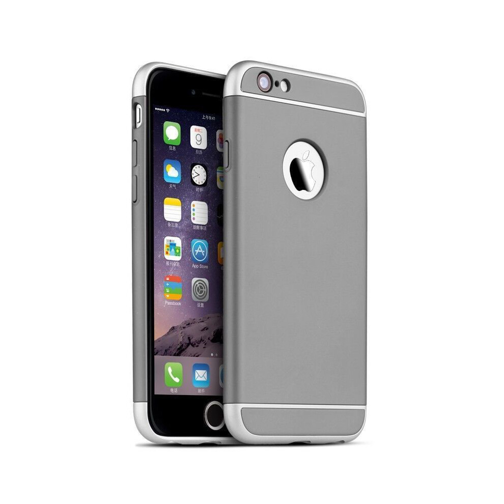apple-iphone-xr--navy-blue--luxury-armor-case-matte-3-in-1-design-phone-cover-ultra-thin-back-protection---screen-protector-for-apple-iphone-x-xs-xr-xs-max-8-plus-7-6-6s-se-5s-5