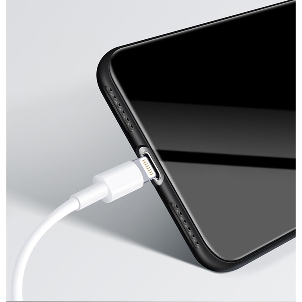 apple-iphone-8-plus--transparent-black--magnetic-adsorption-case-metal-tempered-glass-back-magnet-absorption-protective-cover-transparent-bumper-clear---for-apple-iphone-x-xs-8-plus-7-6-6s