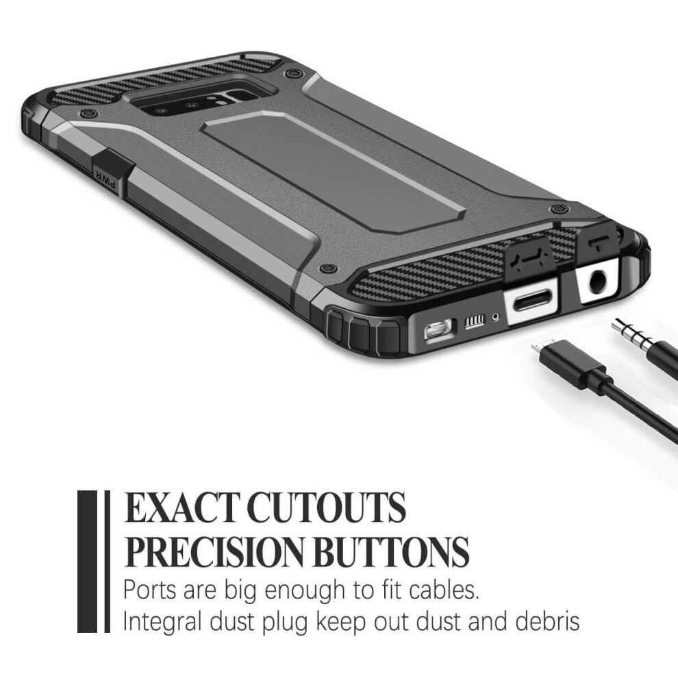 samsung-galaxy-s8-plus--green--heavy-duty-armor-shockproof-tough-hybrid-hard-rubber-silicone-pc-phone-cover---screen-protector-for-samsung-galaxy-s9-plus-note-9-8-s8-plus-s7-edge