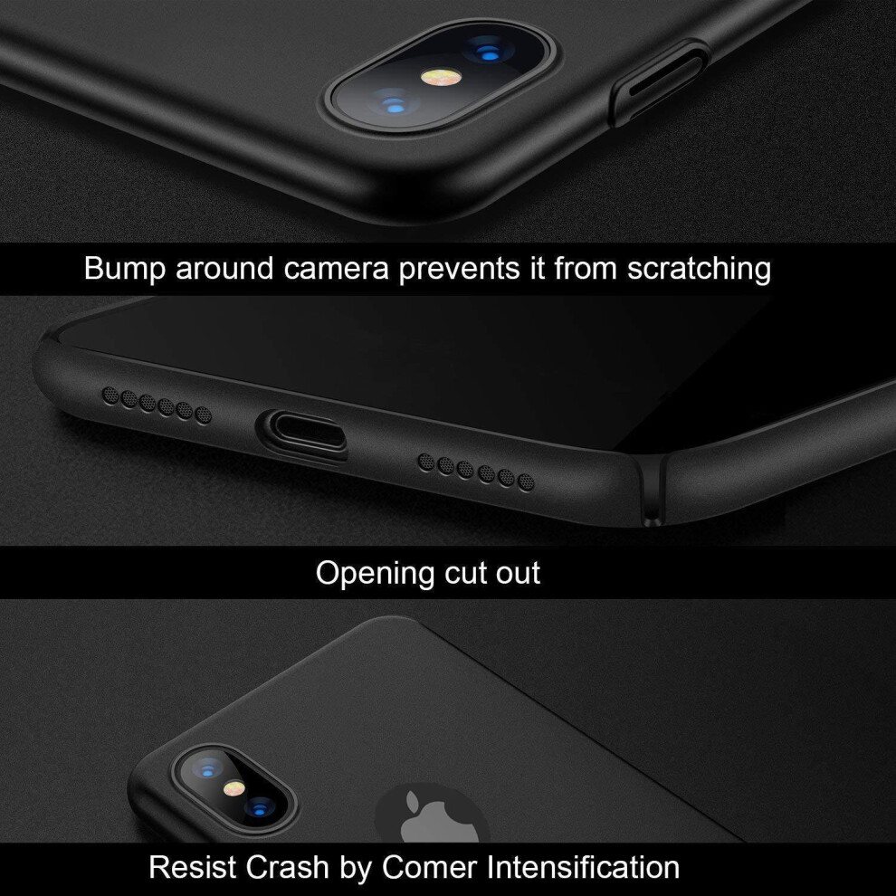 apple-iphone-8--gold--new-ultra-thin-slim-shockproof-hard-back-pc-matte-phone-case-cover-shell---screen-protector-for-apple-iphone-11-pro-max-x-xr-xs-max-8-plus-7-6-6s-se-5