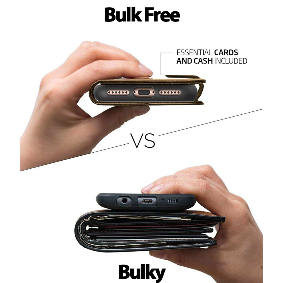 samsung-galaxy-s10e--black--luxury-leather-flip-wallet-phone-case-cover-cash-and-card-slots-magnetic-kickstand---screen-protector-samsung-galaxy-s10-plus-s10e-a40-a50-s9-plus-s8