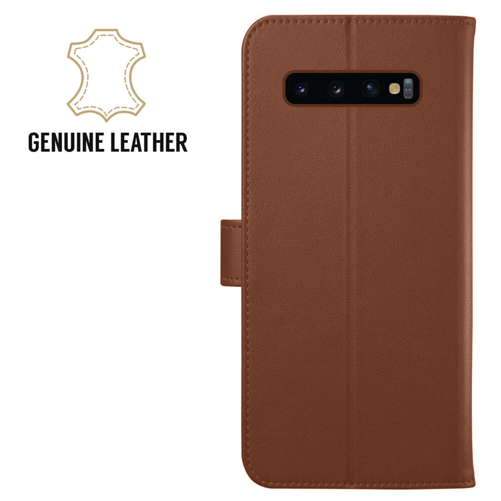 samsung-galaxy-s10e--brown--luxury-leather-flip-wallet-phone-case-cover-cash-and-card-slots-magnetic-kickstand---screen-protector-samsung-galaxy-s10-plus-s10e-a40-a50-s9-plus-s8