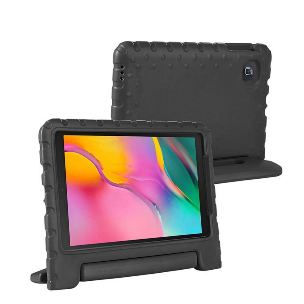 (Samsung Tab A 2016 10.1" T580 T585, ) Kid's Shockproof Cover For Samsung T580 T585 T510 T515 Tablet Black