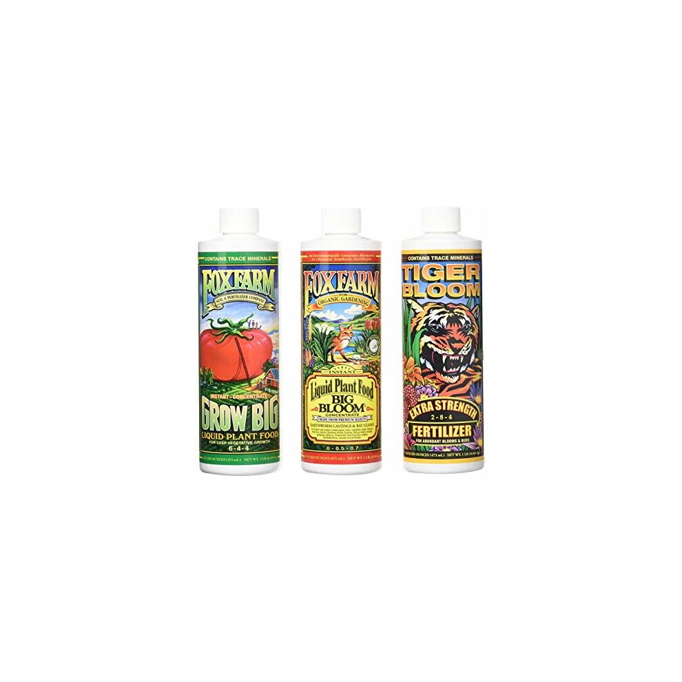 Foxfarm Fertilizers (Tiger Bloom 473Ml 1Pint) Fox Farm Foxfarm Tiger Bloom / Big Bloom / Grow Big Soil/Hydro