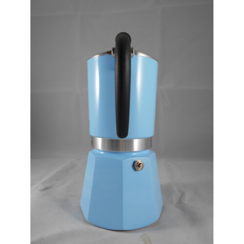 Bialetti Bialetti Rainbow Espresso Maker for 6 Cups Aluminium Light Blue 1