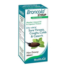 HealthAid Broncold Syrup - Menthol, Capsicum & Aniseed - 200ml