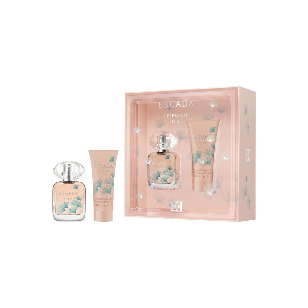 ESCADA CELEBRATE LIFE 30ML EDP SPRAY 50ML BODY LOTION GIFT SET