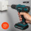 MYLEK (Green) Mylek 18V Fast Charge Drill With Spare Battery 3