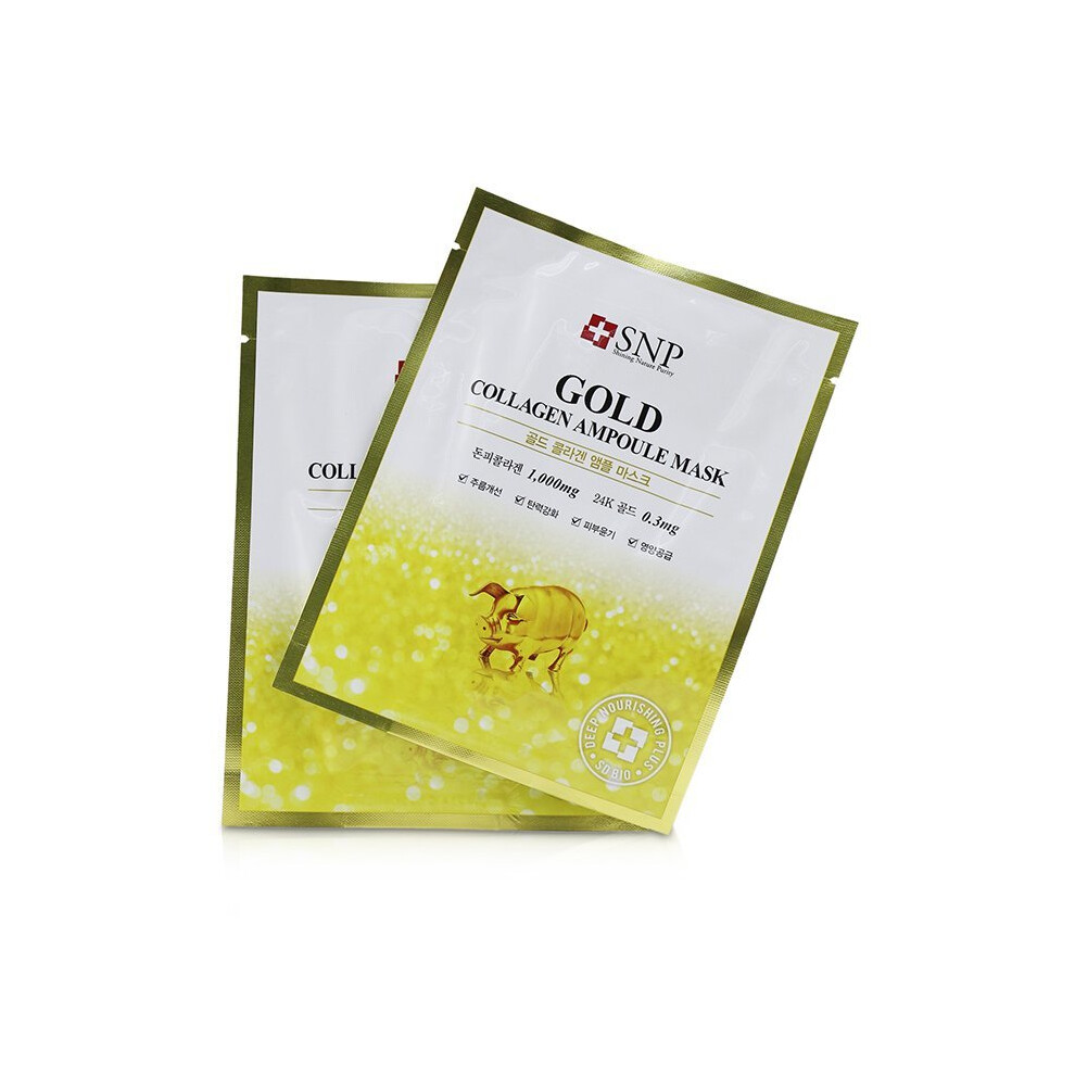 Snp Gold Collagen Ampoule Mask - 11X25ml/0.84Oz
