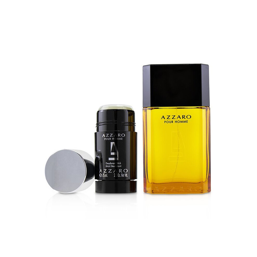 Azzaro Coffret: Eau De Toilette Spray 100ml/3.4oz + Deodorant Stick 75ml/2.2oz - 2pcs