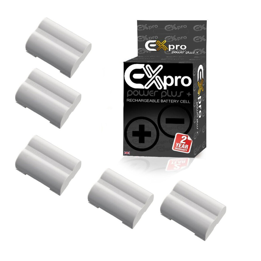 5 X Ex-Pro Digital Camera Battery Blm-5 Blm5 For Olympus E-500 E-510 E-520 5055256964052